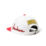 Dollar Sign 6 Panel Hat, White / Red