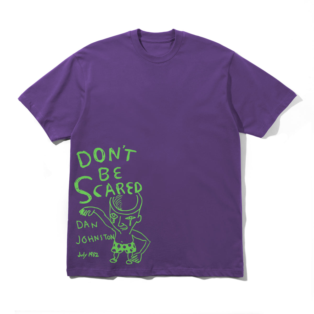 Don't Be Scared Tee, Grape