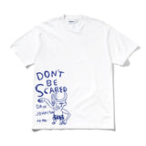Don't Be Scared Tee, White