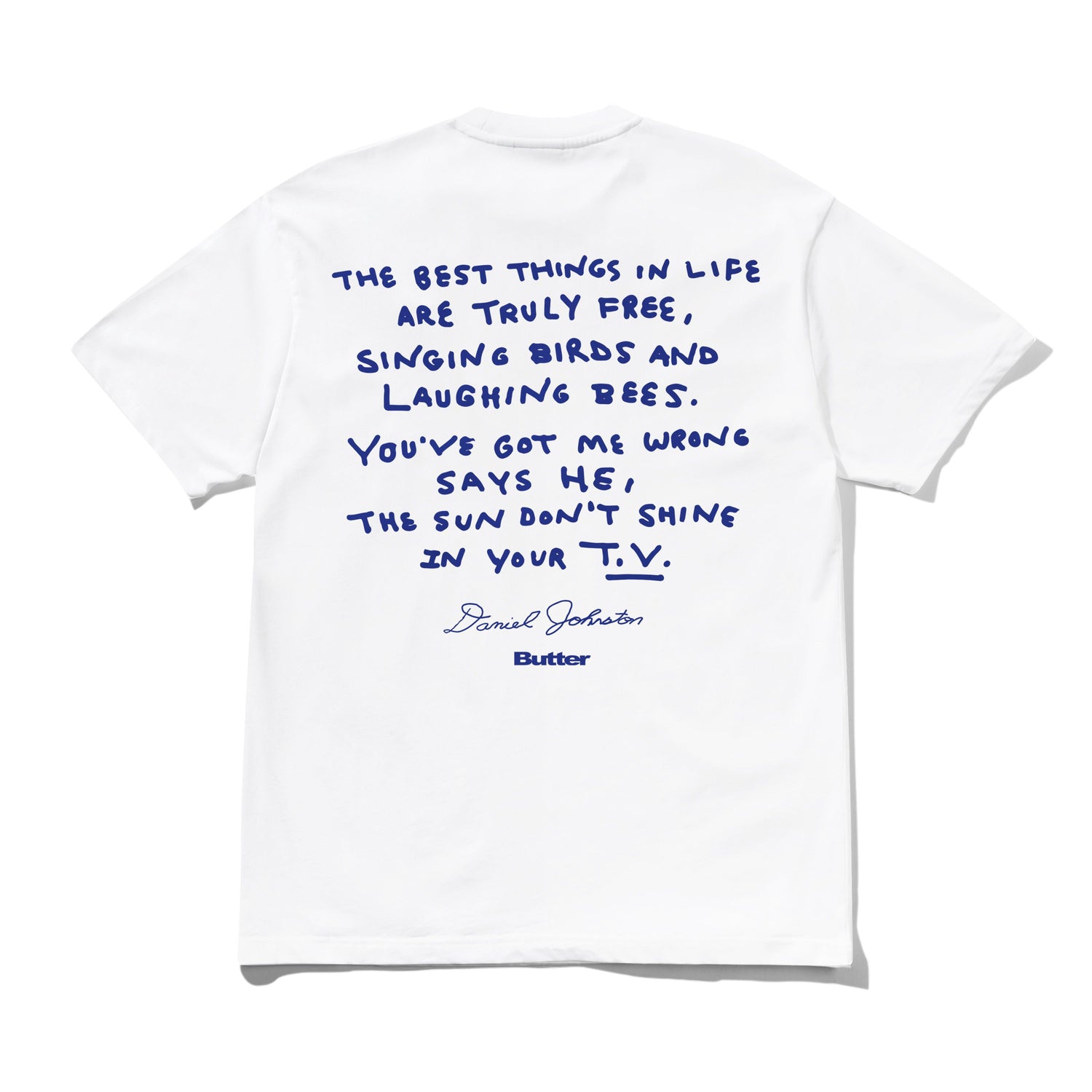 Don't Be Scared Tee, White