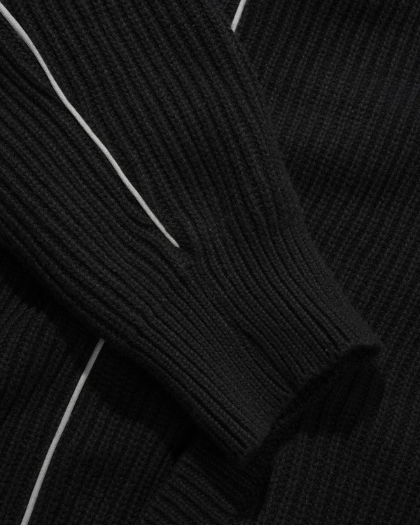 Butter Goods Dougie Knit Zip-Thru Hood, Black