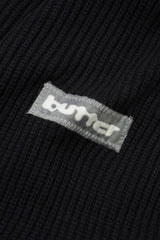 Dougie Knit Zip-Thru Hood, Black