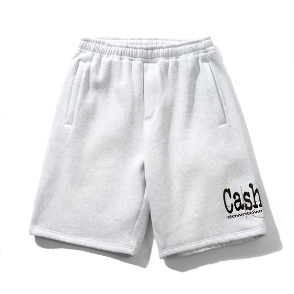 Cash Only Downtown Fleece Shorts, Ash