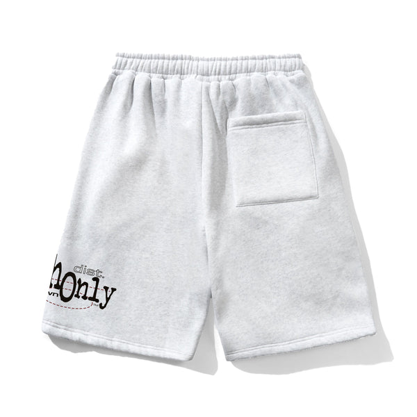 Cash Only Downtown Fleece Shorts, Ash
