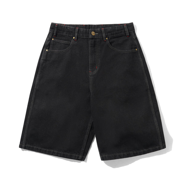 Butter Goods Dragon Denim Shorts, Washed Black