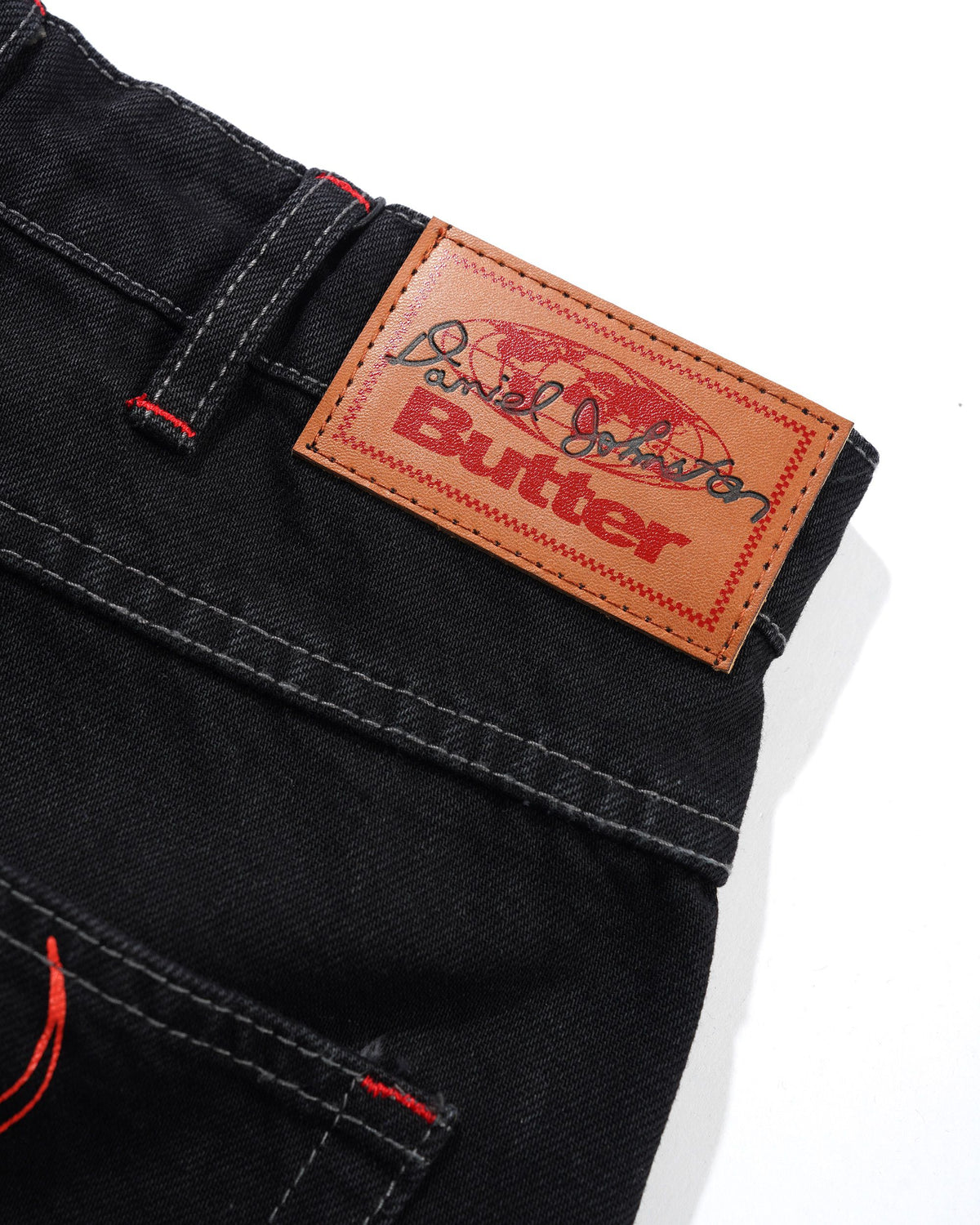 Dragon Denim Shorts, Washed Black