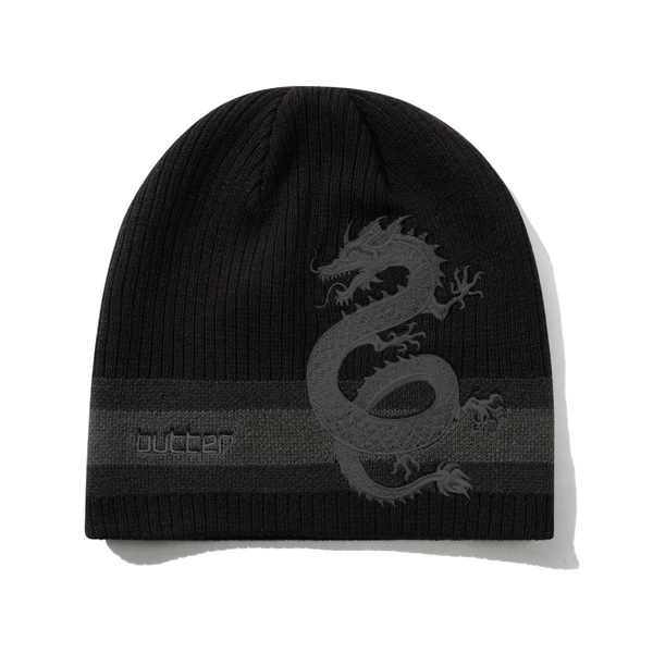 Butter Goods Dragon Skully Beanie, Black