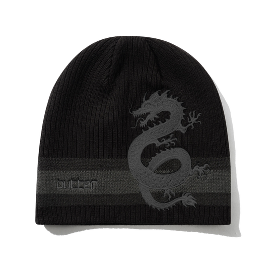 Dragon Skully Beanie, Black