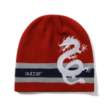 Dragon Skully Beanie, Red