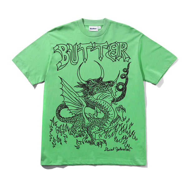 Butter Goods Dragon Tee, Lime