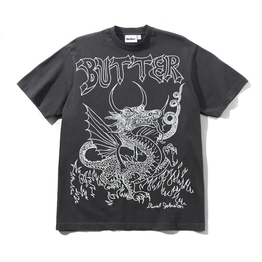 Dragon Tee, Washed Black