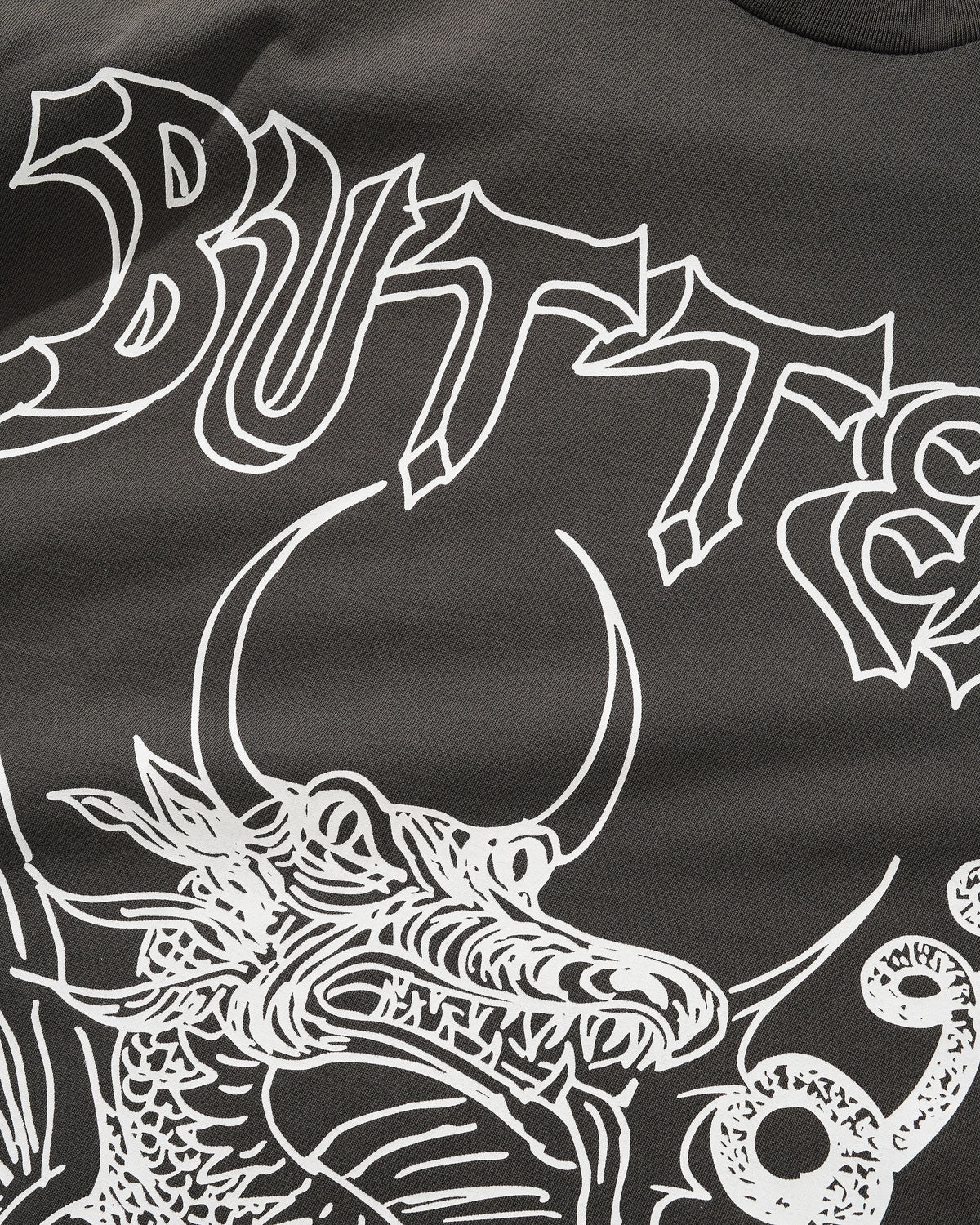 Dragon Tee, Washed Black