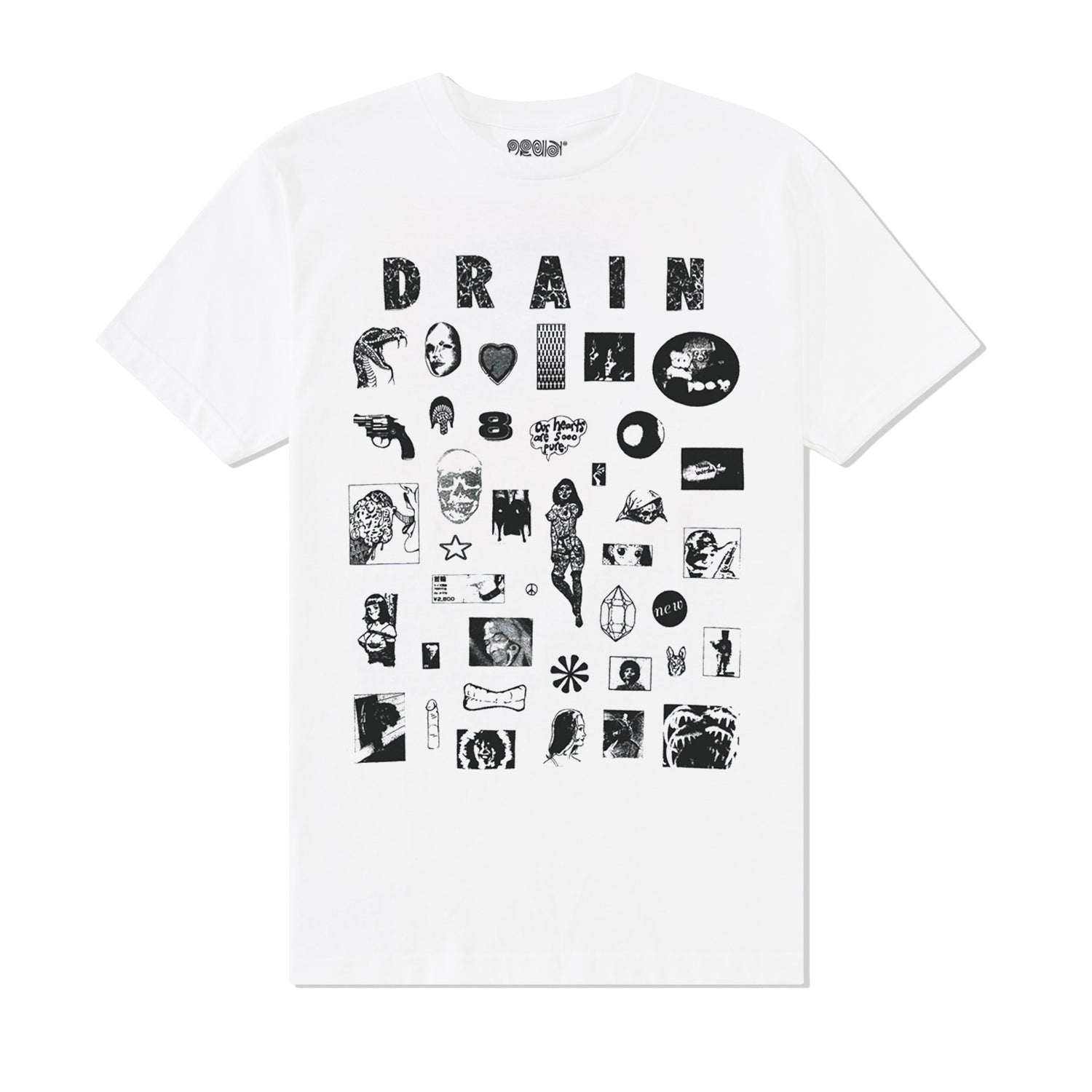 Weirdo Dave Drain Tee, White