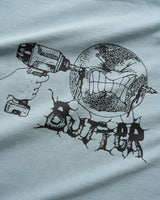 Drill Tee, Grey Blue