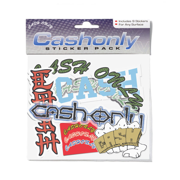Cash Only Drop 17 Sticker Pack, Various