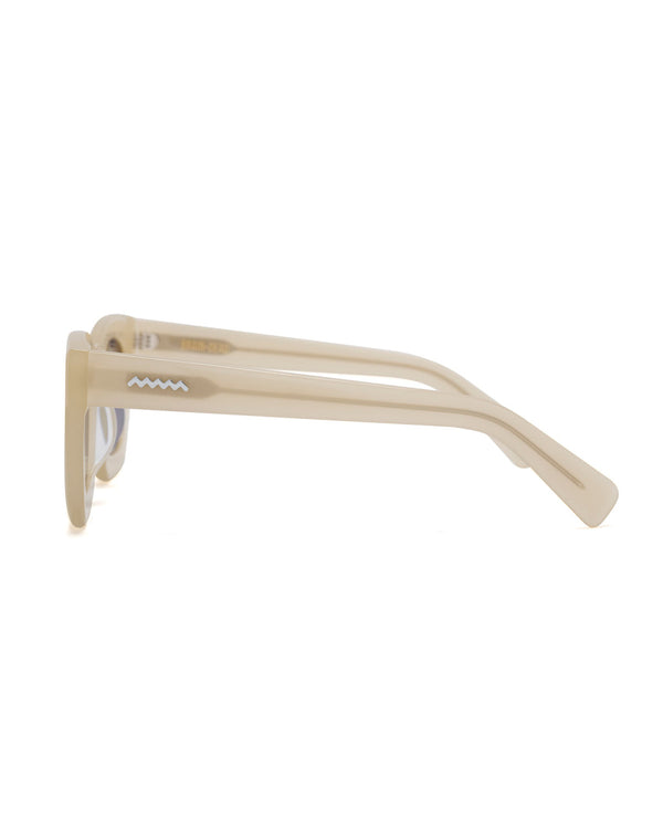 Brain Dead Elia Sunglasses, Ivory