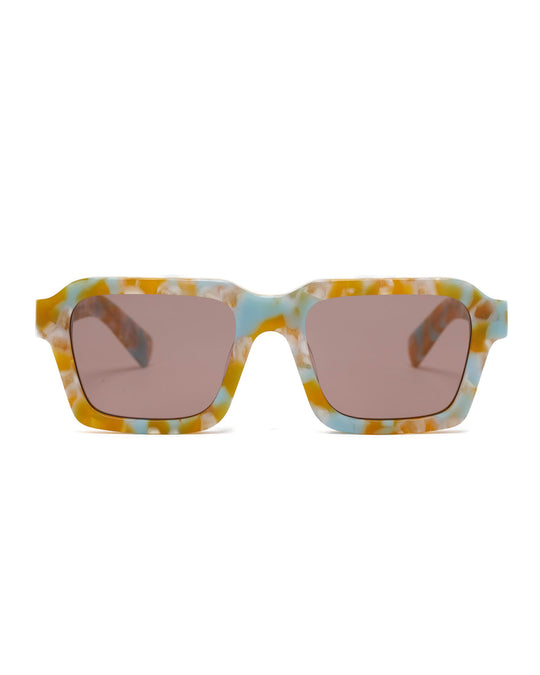 Staunton Sunglasses, Gold Granite