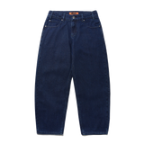 Drummer Baggy Denim Jeans, Raw Dark Indigo