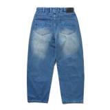 Drummer Baggy Denim Jeans, Stone Wash Blue