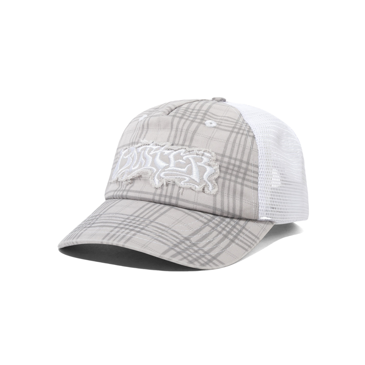 Drummer Trucker Cap, Plaid