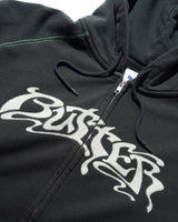 Drummer Zip-Thru Hood, Washed Black