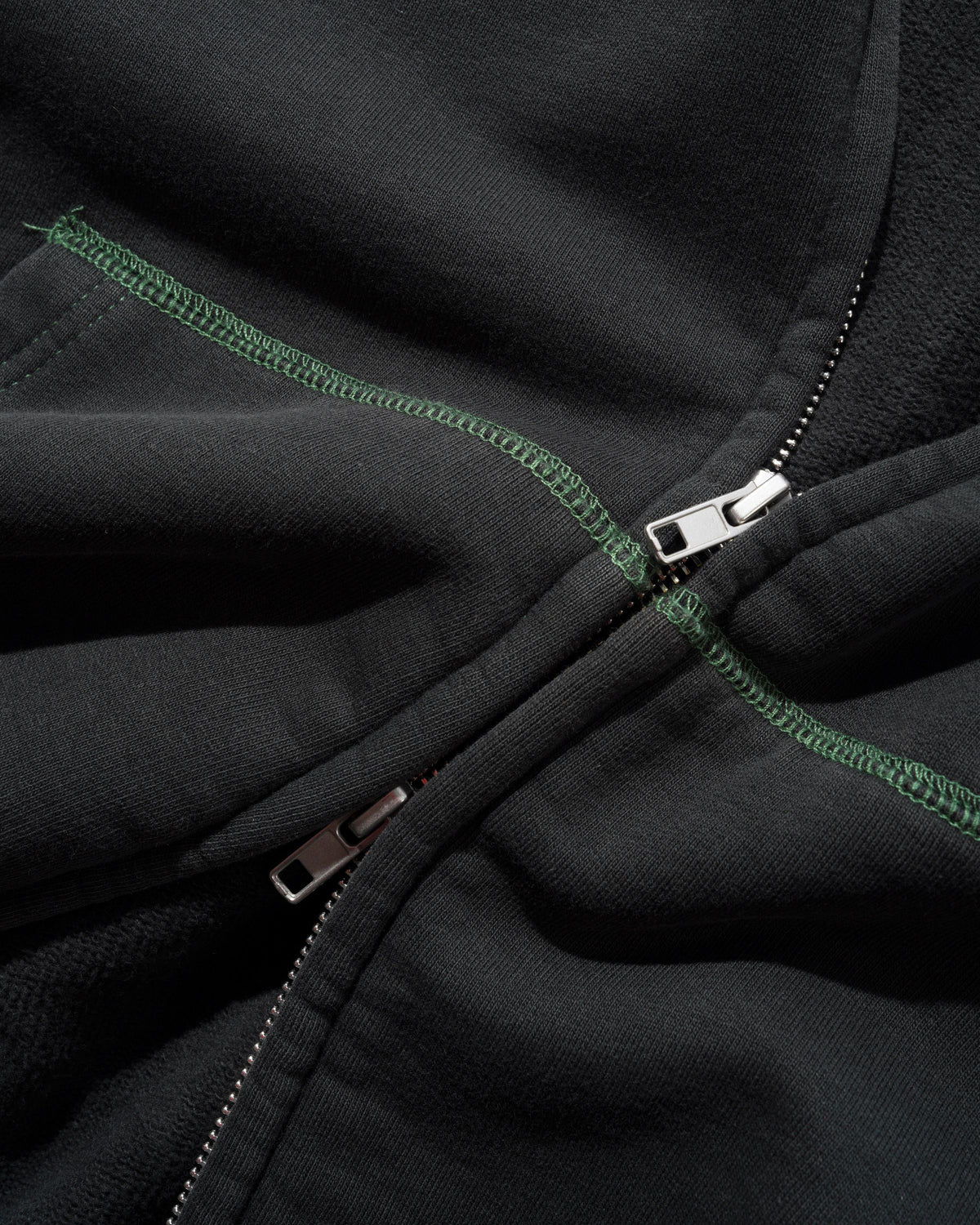 Drummer Zip-Thru Hood, Washed Black