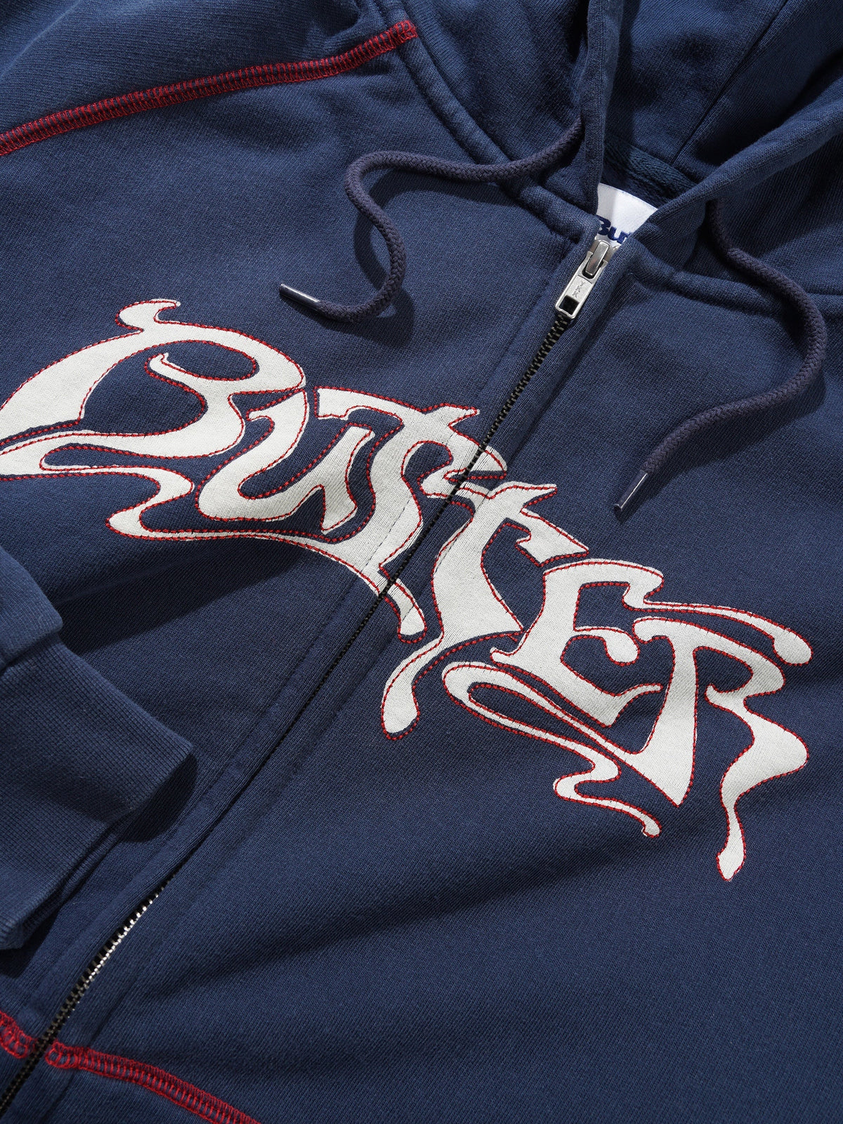 Drummer Zip-Thru Hood, Washed Navy