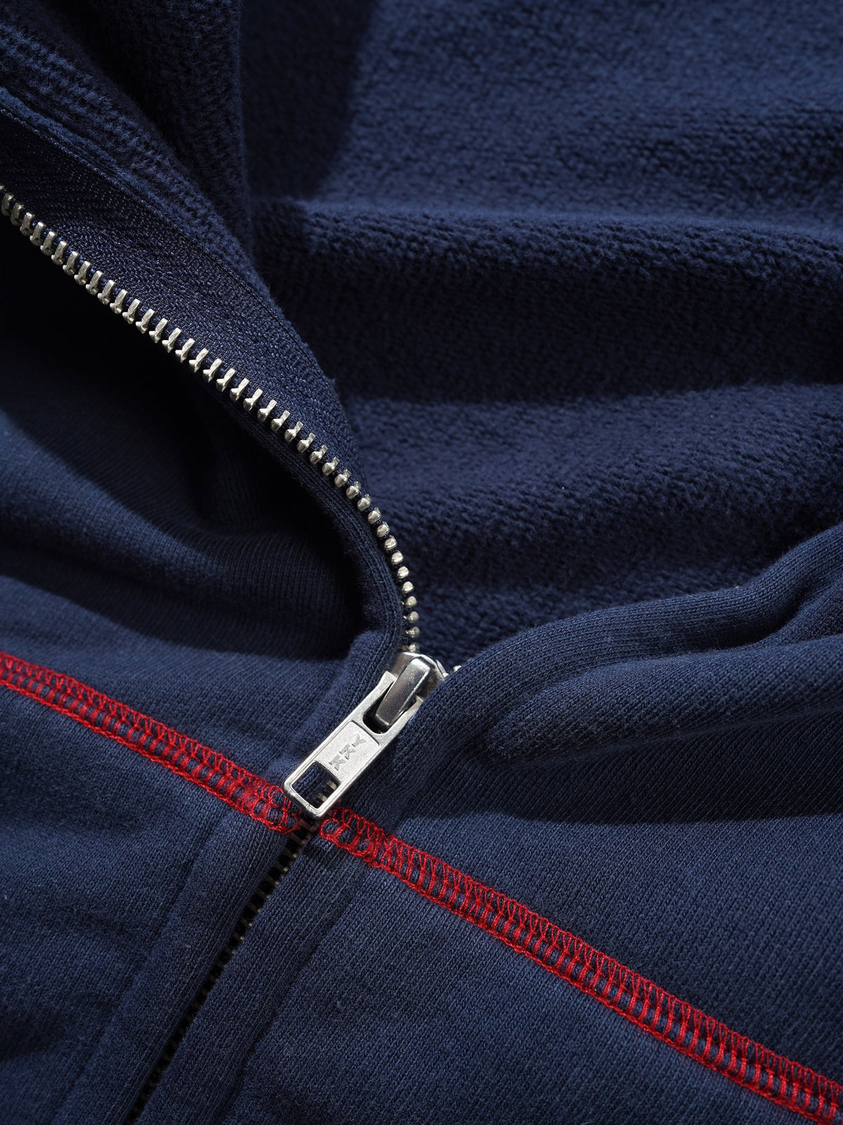 Drummer Zip-Thru Hood, Washed Navy