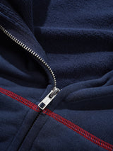 Drummer Zip-Thru Hood, Washed Navy