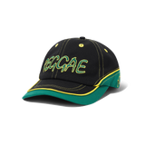 Dub 6 Panel Cap, Black / Green