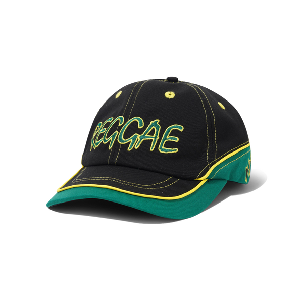 Butter Goods Dub 6 Panel Cap, Black / Green