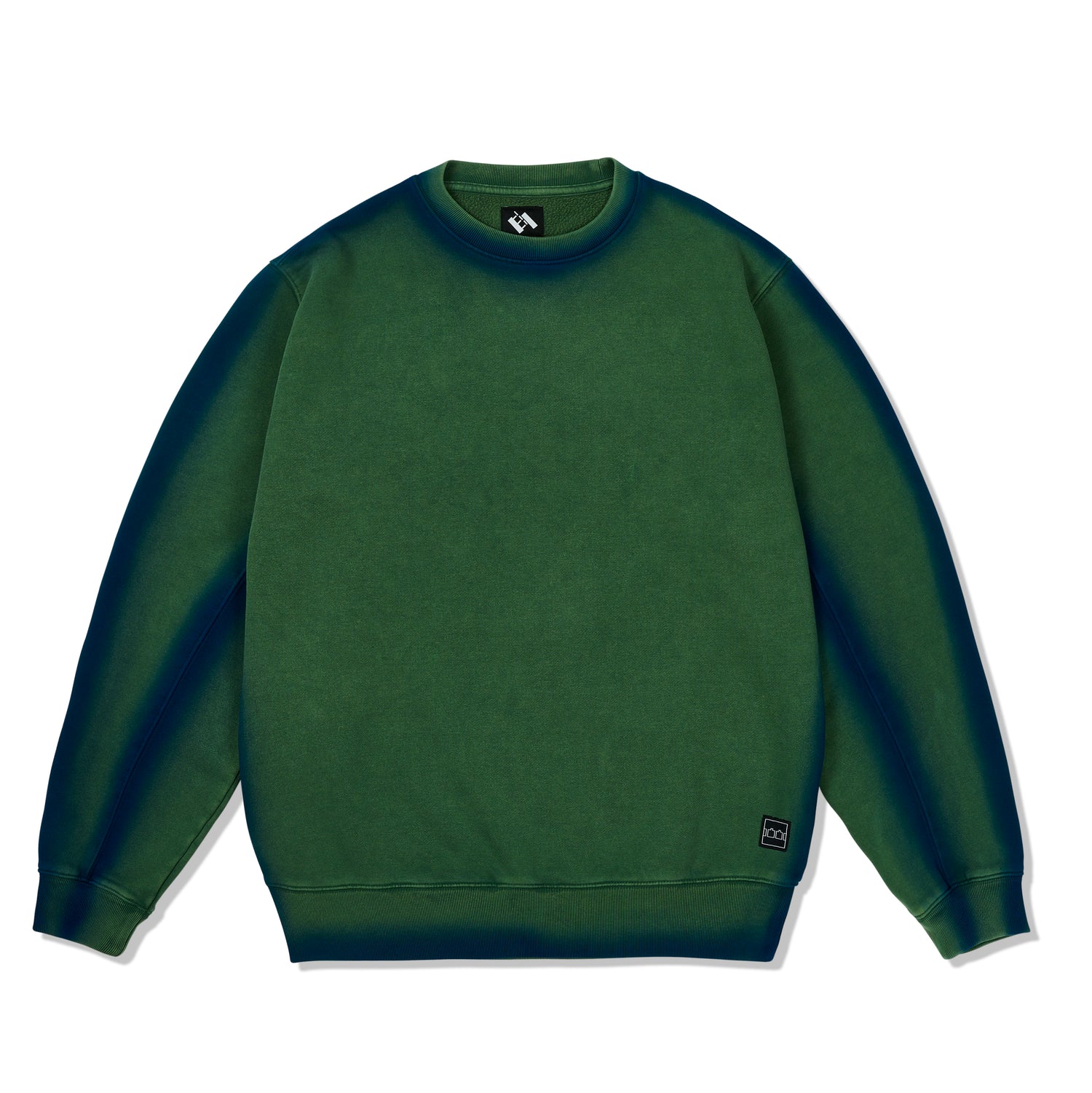 TTT Overdyed Crewneck, Green / Blue