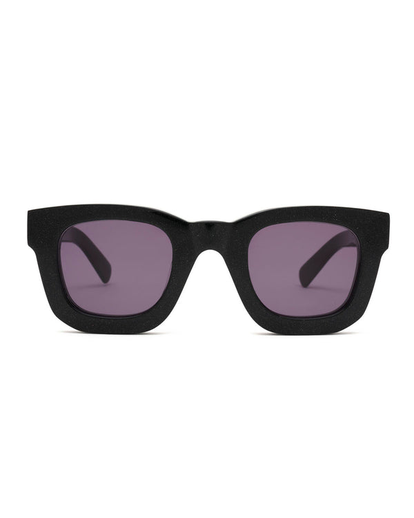 Brain Dead Elia Sunglasses, Black Sparkle
