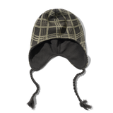 Ear Flap Beanie, Plaid