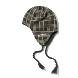 Ear Flap Beanie, Plaid