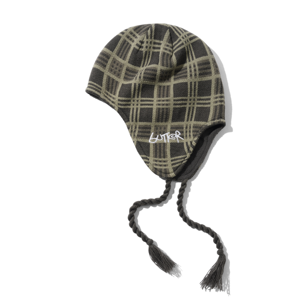 Butter Goods Ear Flap Beanie, Plaid