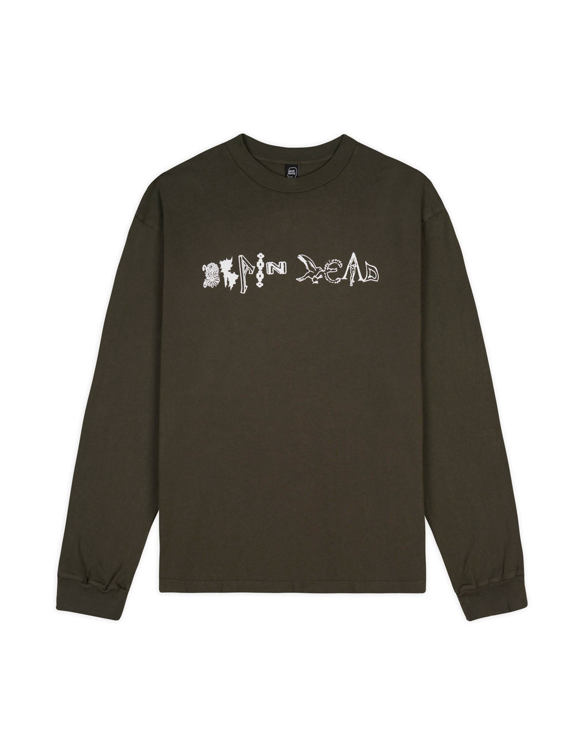 Earth Wisdom L/S Tee, Dark Green