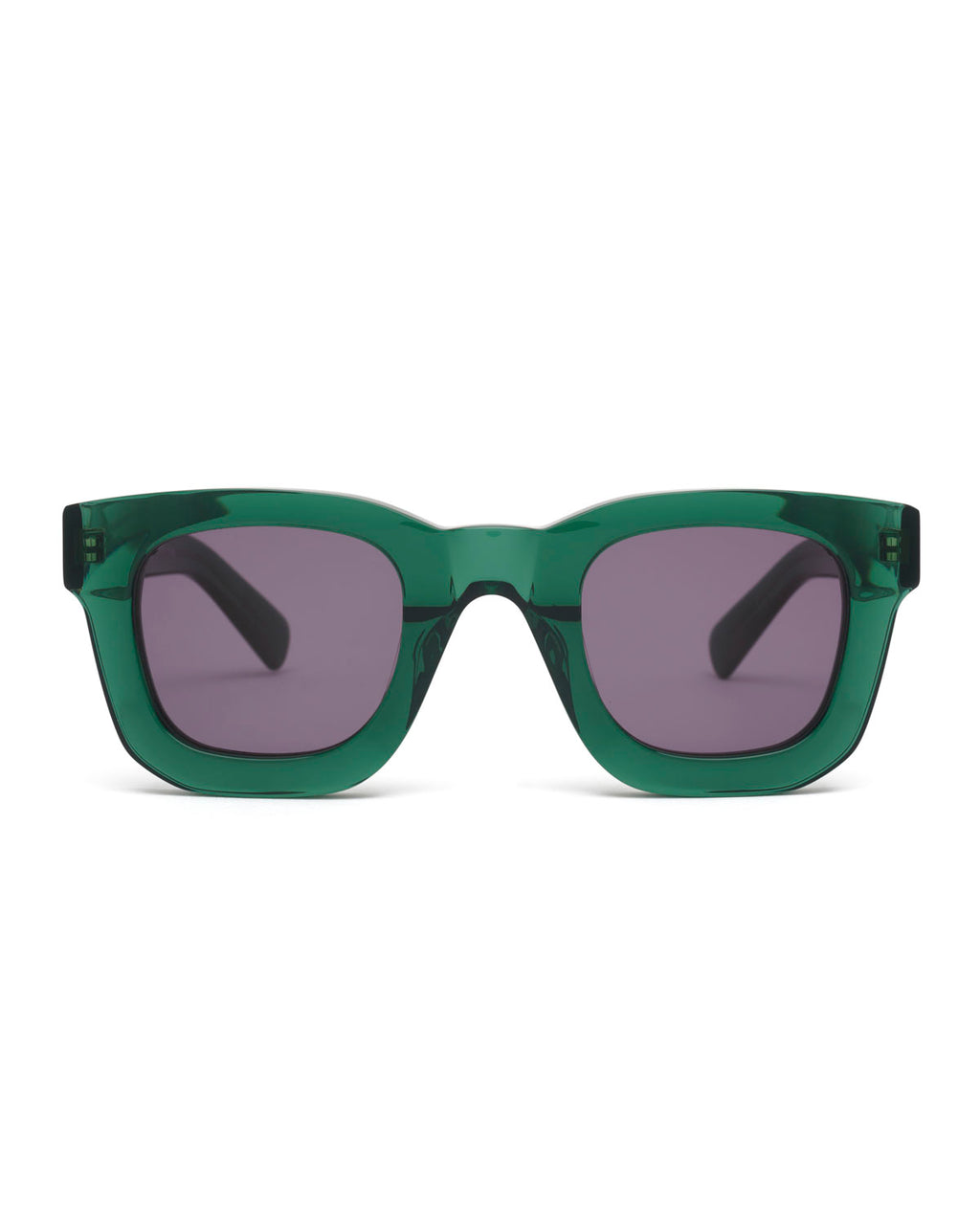 Elia Sunglasses, Green Glitter