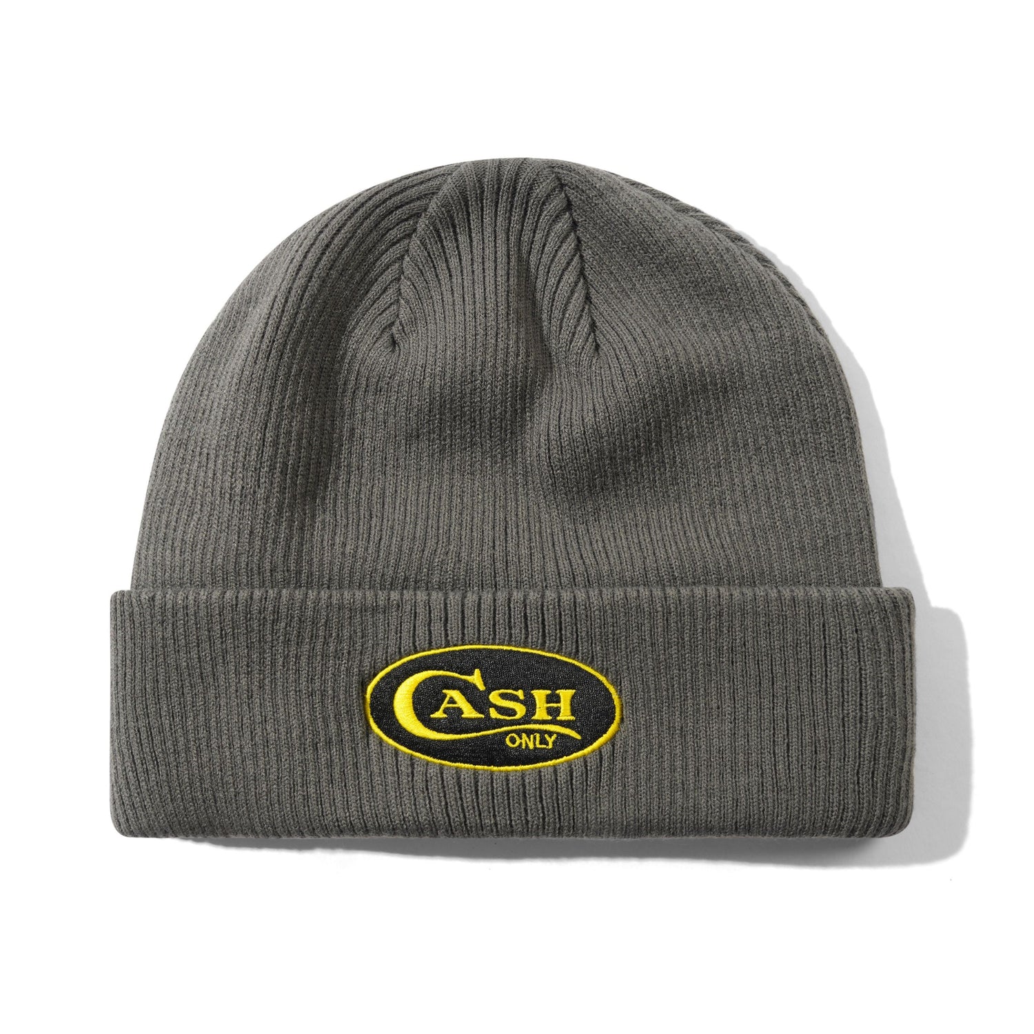 Emblem Beanie, Grey
