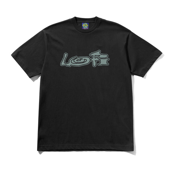 Lo-Fi Emission Tee, Washed Black