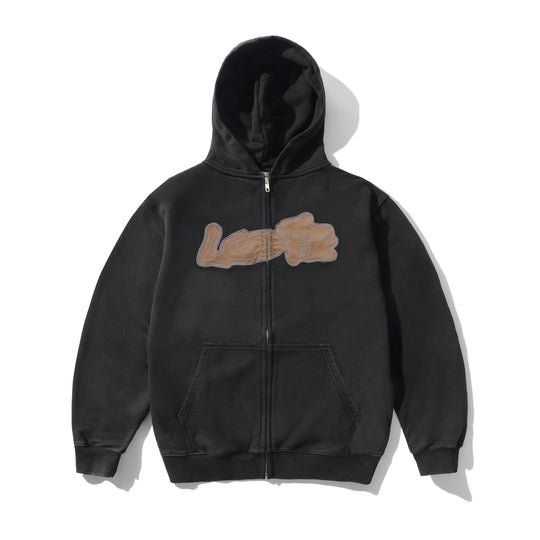 Emission Zip-Thru Hood, Black