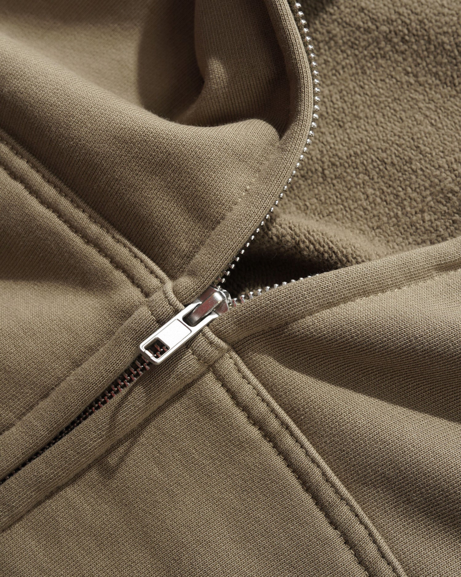 Emission Zip-Thru Hood, Oak