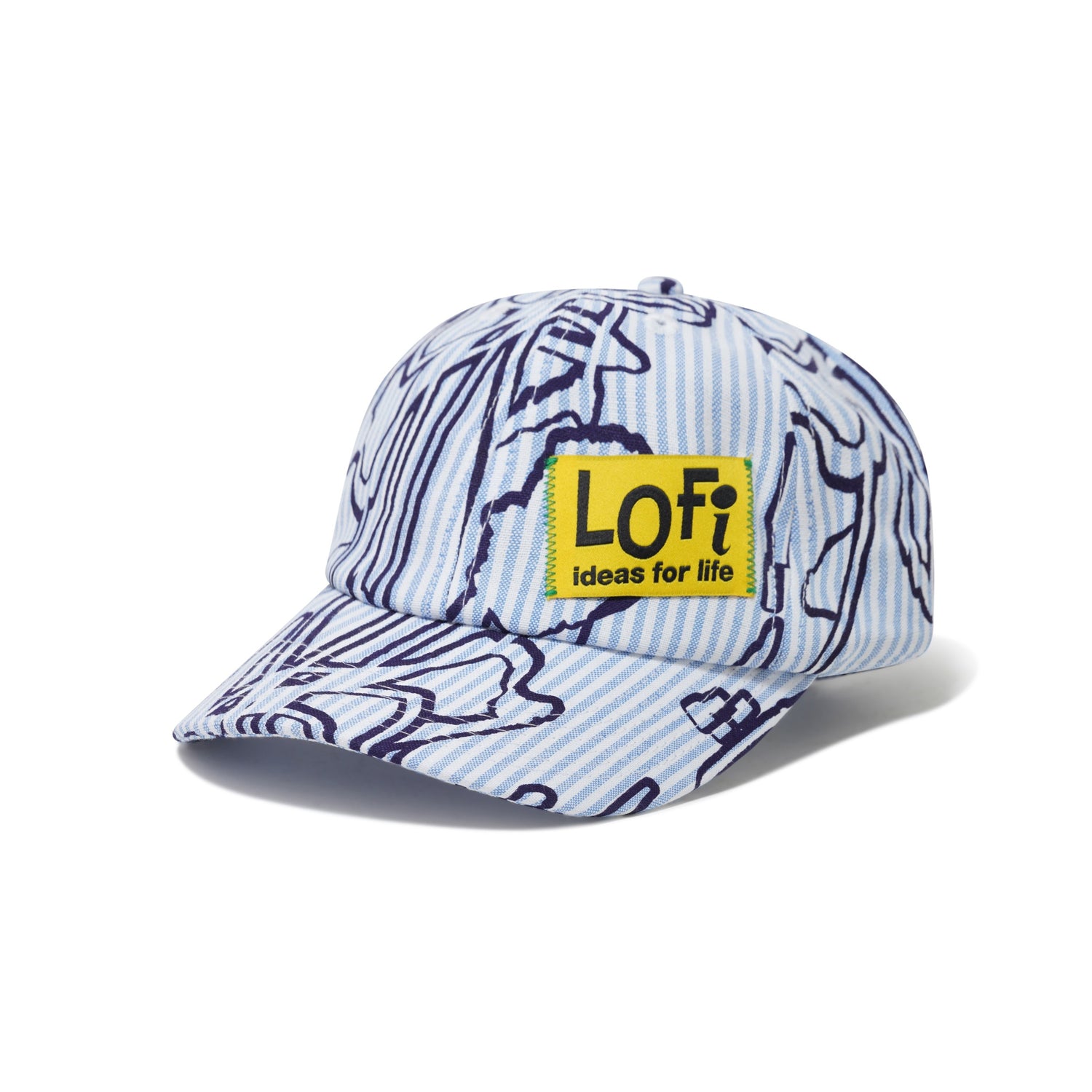 Emulsion 6 Panel Cap, Blue / White