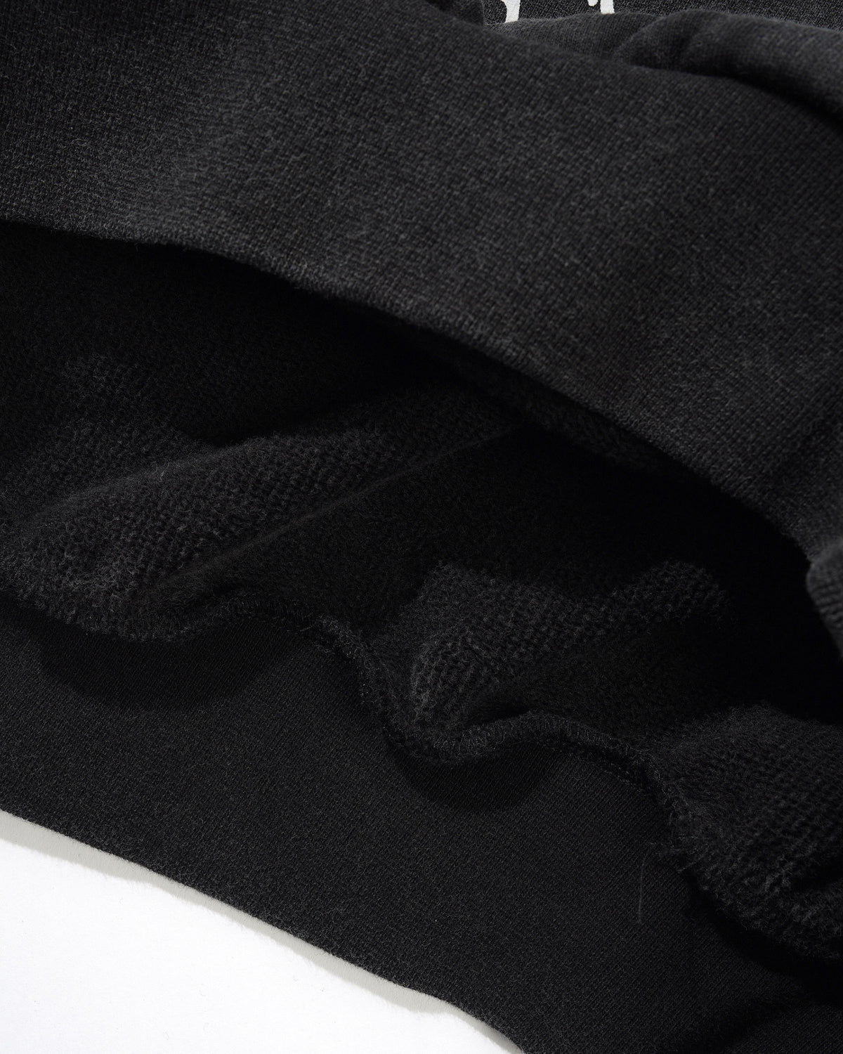 Enemy Pullover Hood, Distressed Washed Black
