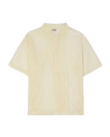 Engineered Mesh S/S Button Up, Natural