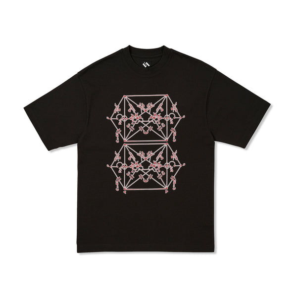 The Trilogy Tapes Envelope Goat Tee, Black