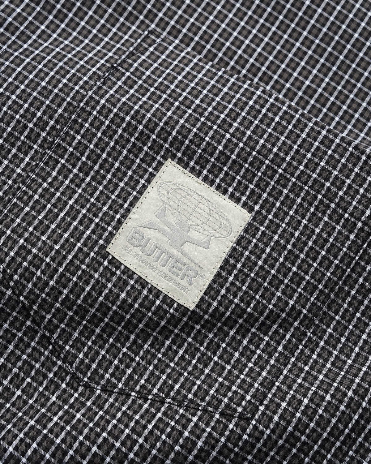 Equipment S/S Shirt, Black / Grey