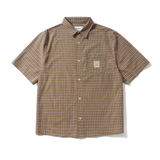 Equipment S/S Shirt, Lime / Red