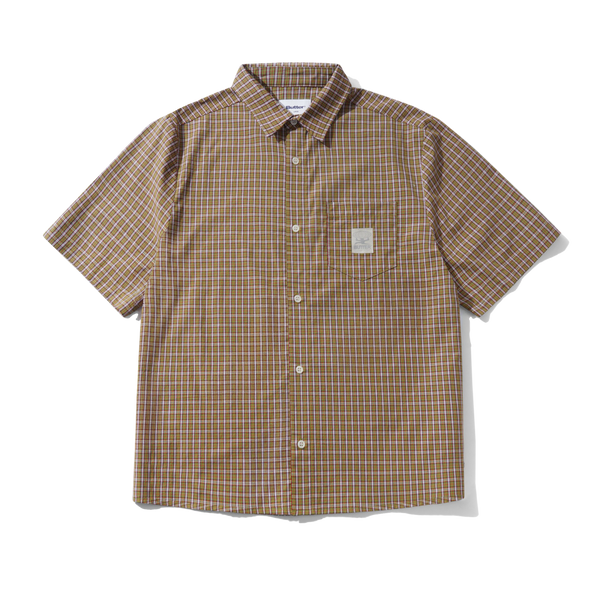 Butter Goods Equipment S/S Shirt, Lime / Red