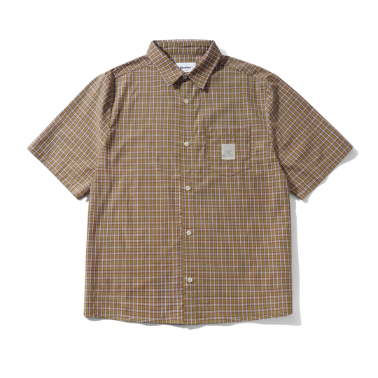 Equipment S/S Shirt, Lime / Red